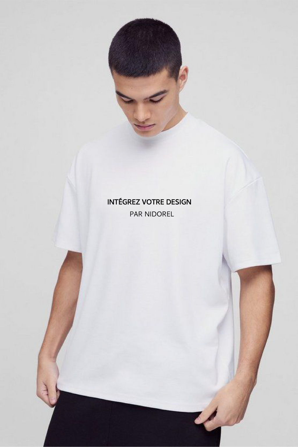 T-shirt lourd oversized - Nidorel